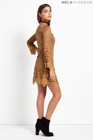 Mela Loves London Lace Detail Dress